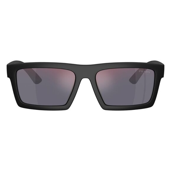 New PRADA LINEA ROSSA Black Rectangle PSA07S 1BO-10A Sunglasses Women - Picture 2 of 6